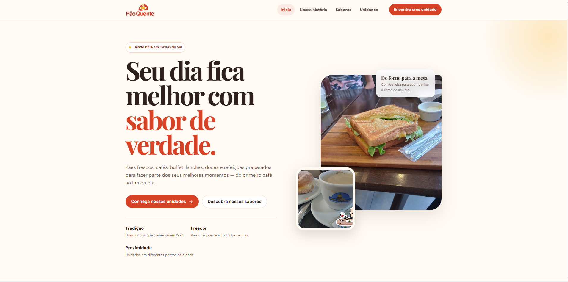 Prévia do projeto Pão Quente